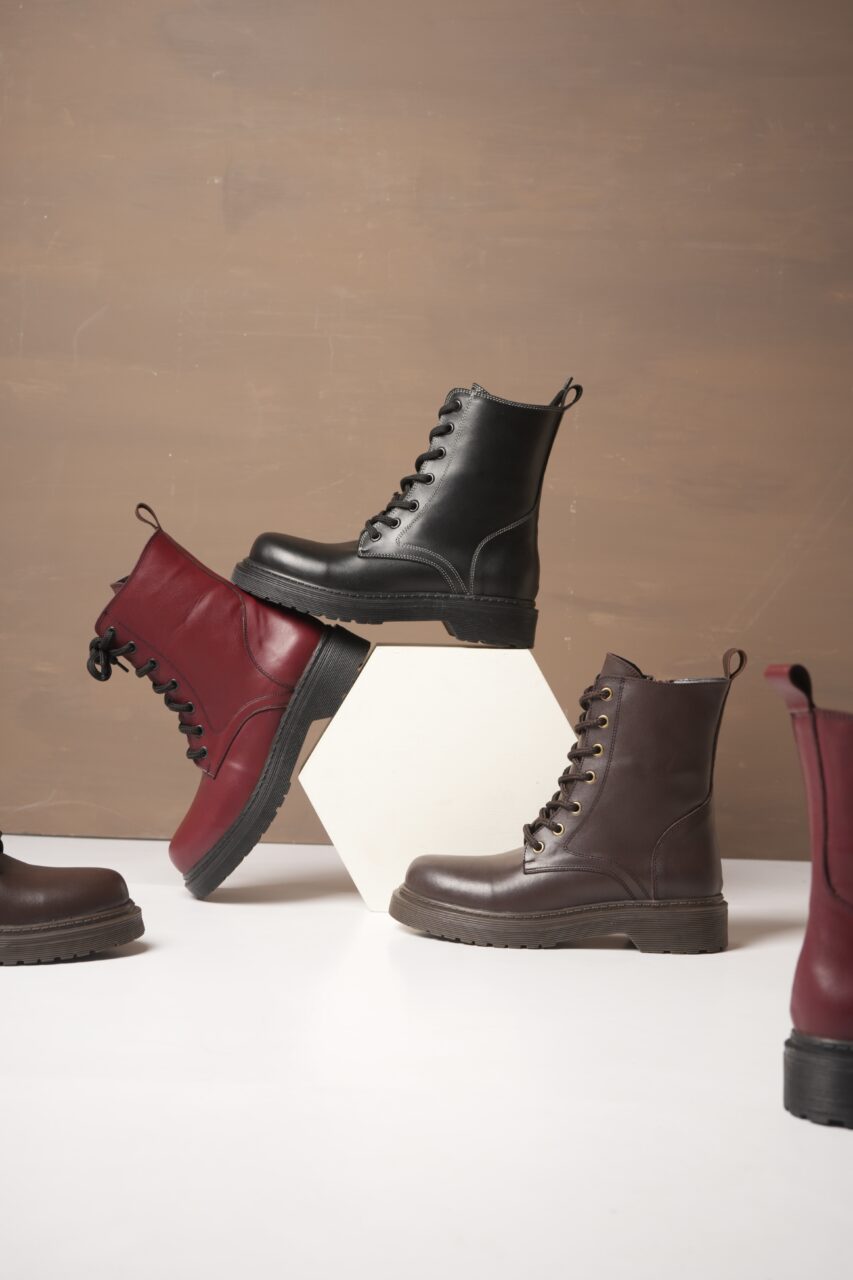BORCEGOS KAPUA • Color Negro Marron Rojo Women - Zapatos para Mujer BORCEGOS KAPUA • Color Negro Marron Rojo