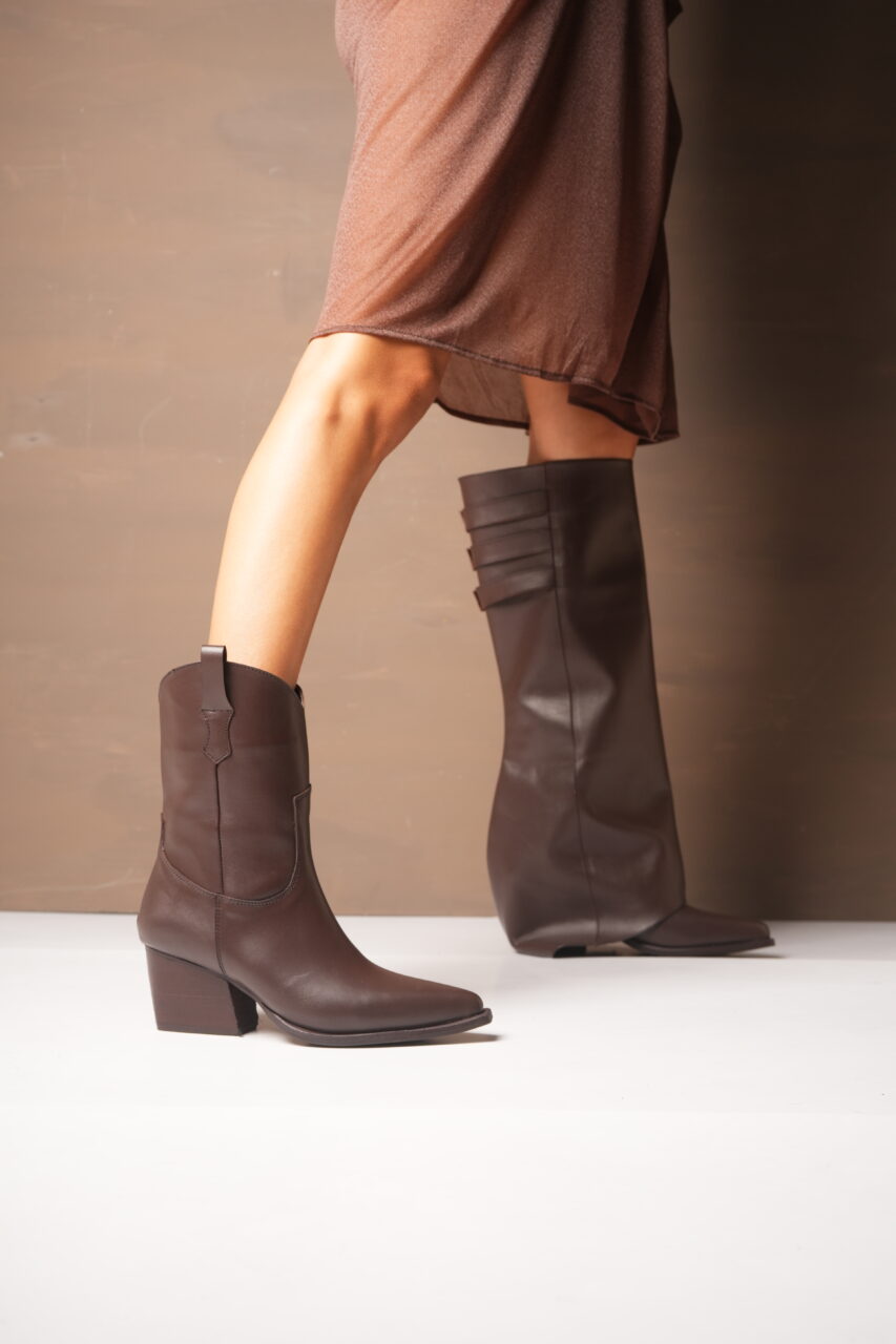 TEXANAS KALEI • Color Negro Marron Women - Zapatos para Mujer TEXANAS KALEI • Color Negro Marron - Image 2