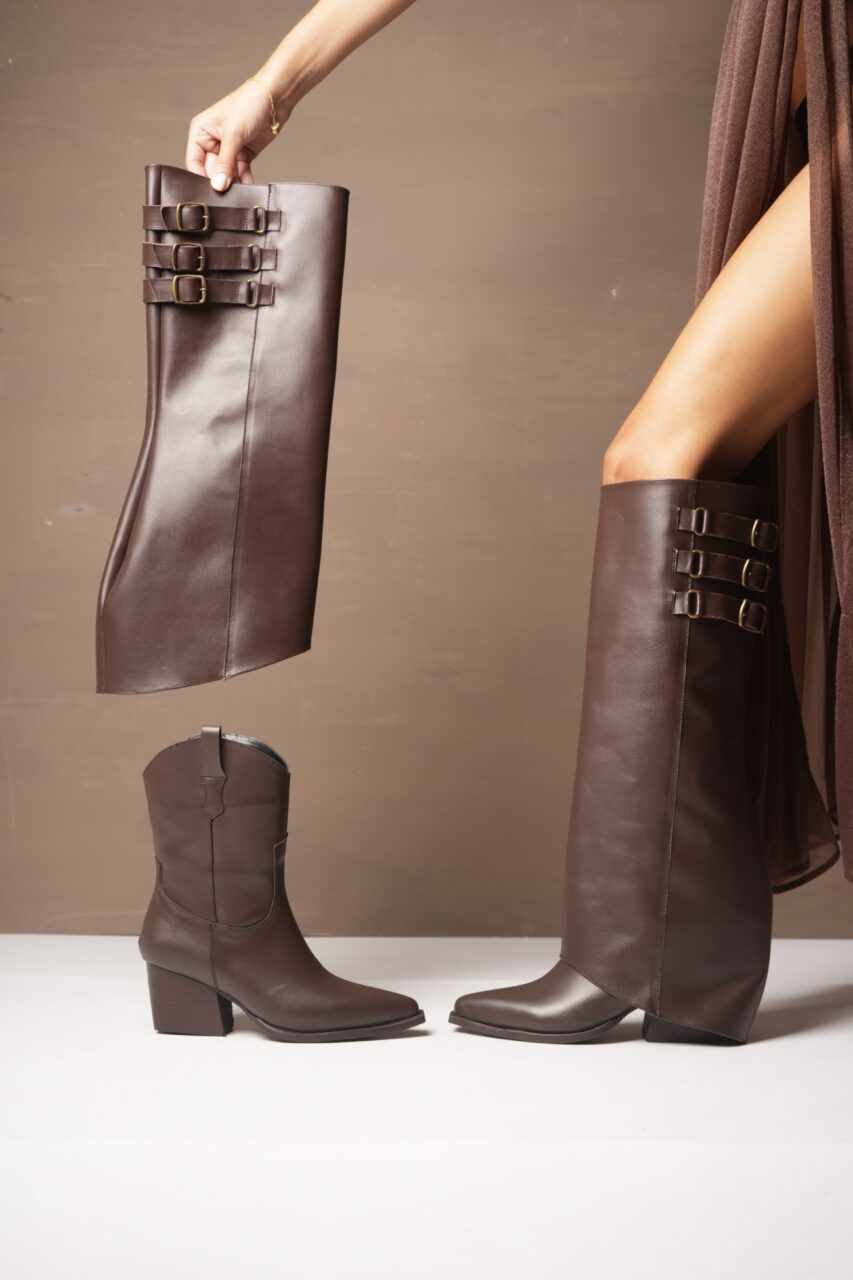 TEXANAS KALEI • Color Negro Marron Women - Zapatos para Mujer TEXANAS KALEI • Color Negro Marron - Image 3