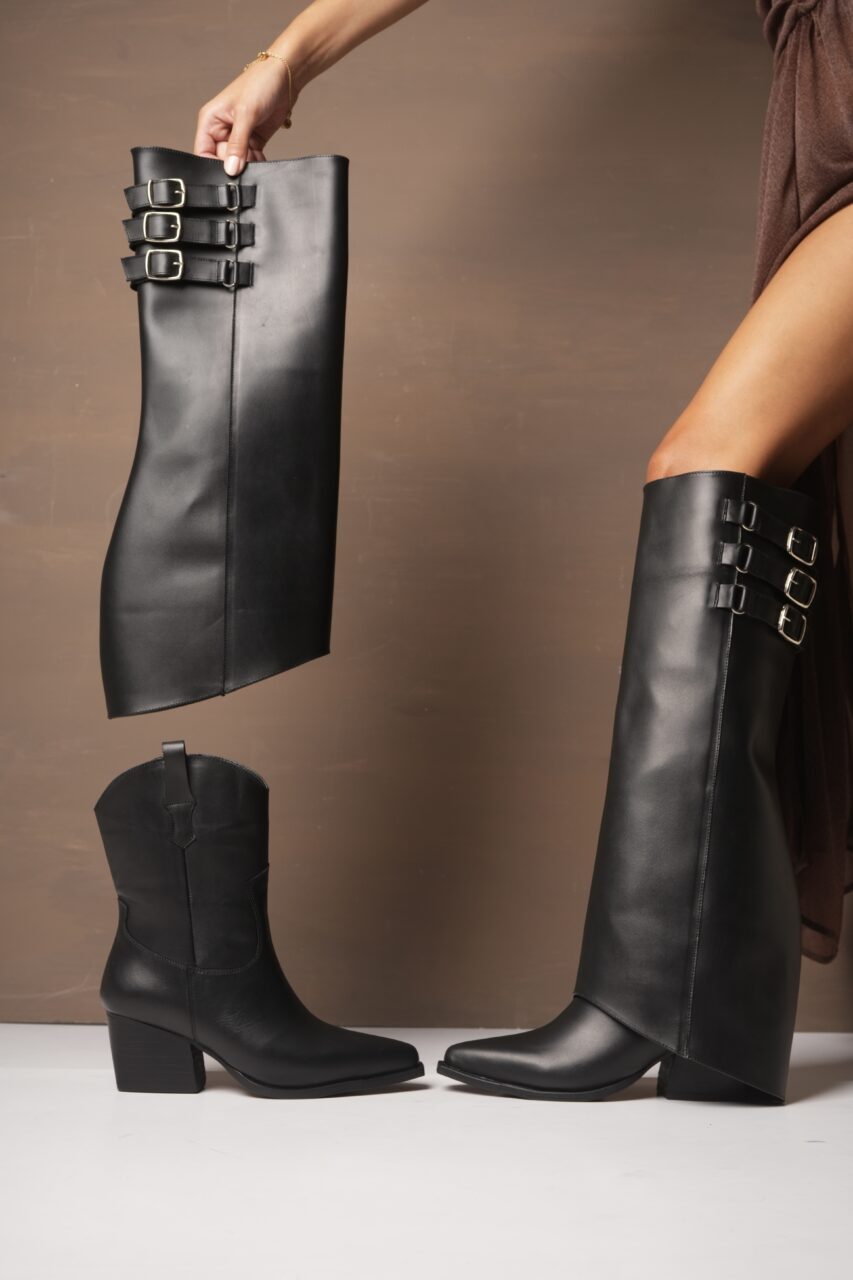 TEXANAS KALEI • Color Negro Marron Women - Zapatos para Mujer TEXANAS KALEI • Color Negro Marron - Image 6