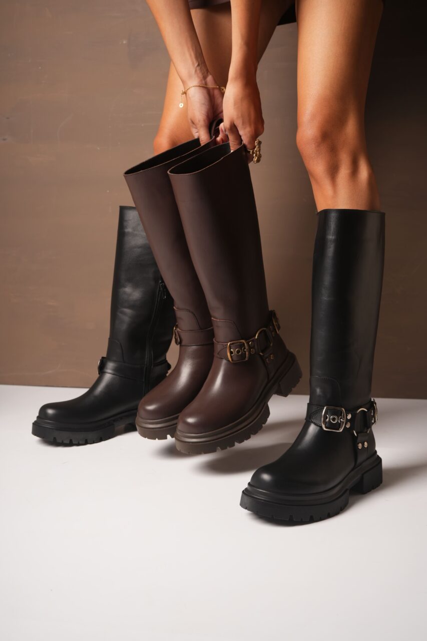 BOTAS COSSIA • Color Negro Marron Women - Zapatos para Mujer BOTAS COSSIA • Color Negro Marron - Image 2