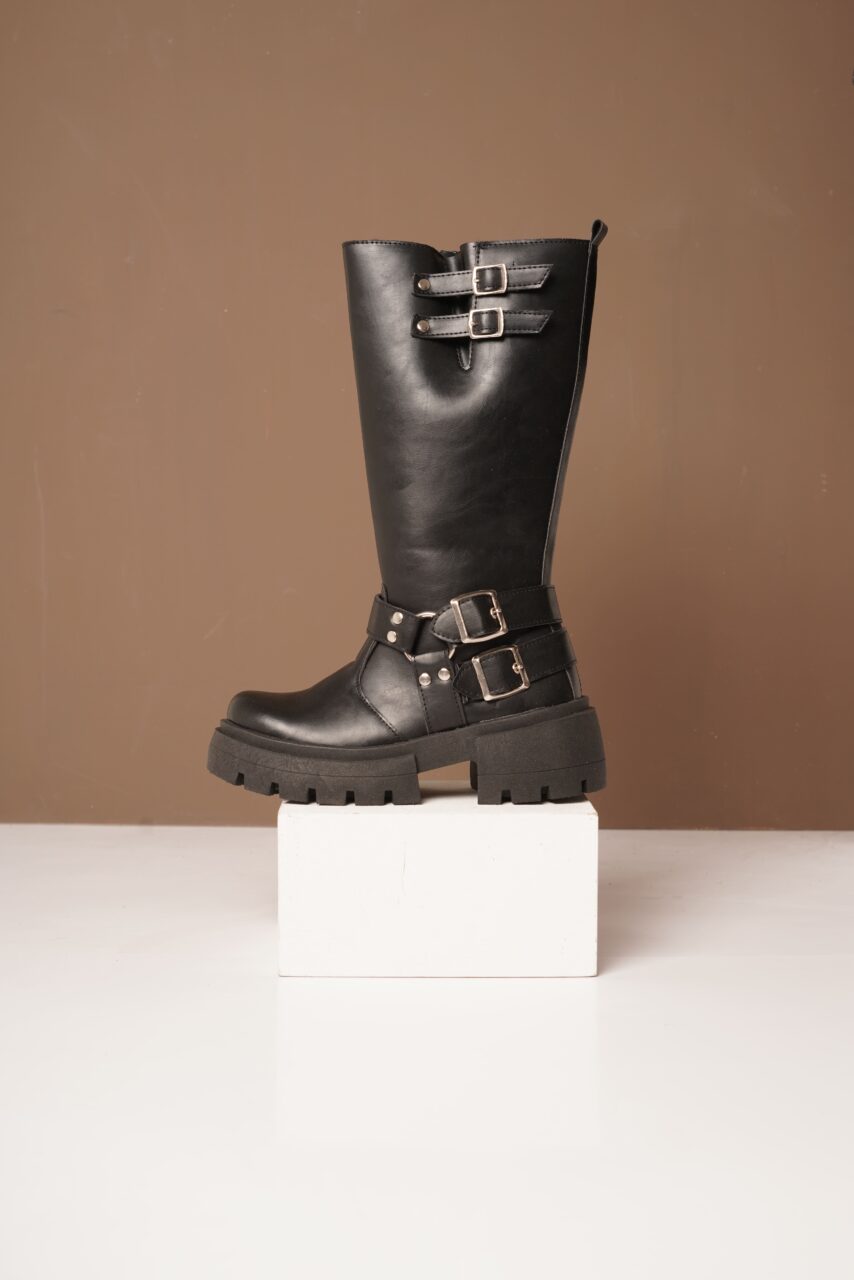 BOTAS 174 • Color Negro • SINTETICO VEGAANO Women - Zapatos para Mujer BOTAS 174 • Color Negro • SINTETICO VEGAANO - Image 3
