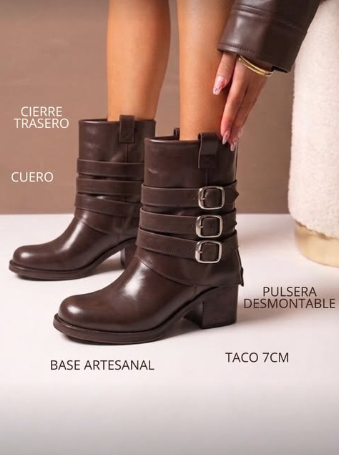 BOTAS PREN • Color Negro Marron Women - Zapatos para Mujer BOTAS PREN • Color Negro Marron - Image 3