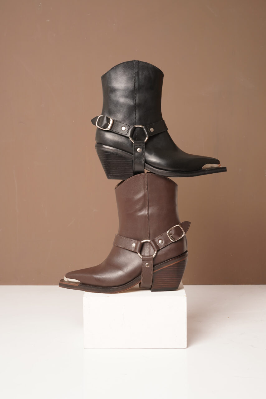 TEXANAS JOLIE • Color Negro Marron Women - Zapatos para Mujer TEXANAS JOLIE • Color Negro Marron - Image 2